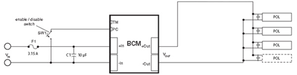 The Vicor BCMs are designed to efficiently power converters The Vicor BCMs are designed to efficiently power converters